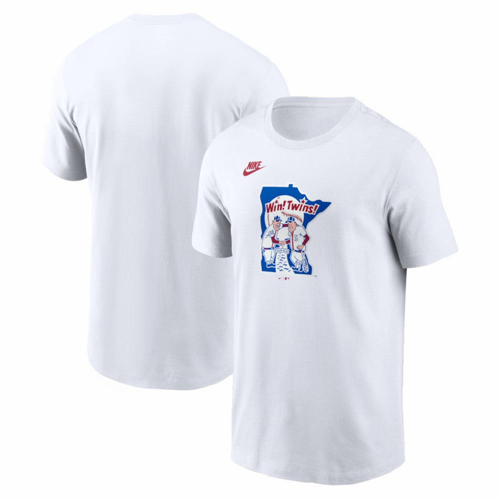 Minnesota Twins Cooperstown Collection Logo T-Shirt White