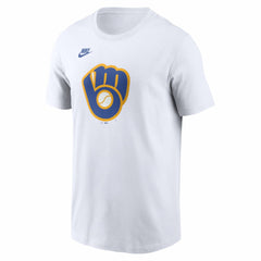 Milwaukee Brewers Cooperstown Collection Logo T-Shirt White