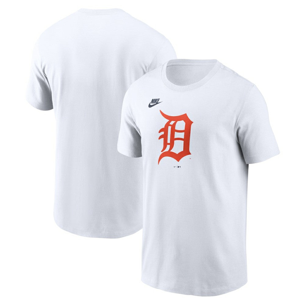 Detroit Tigers Cooperstown Collection Logo T-Shirt White