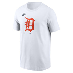 Detroit Tigers Cooperstown Collection Logo T-Shirt White
