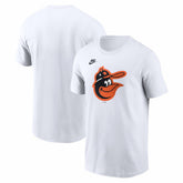 Baltimore Orioles Cooperstown Collection Logo T-Shirt White