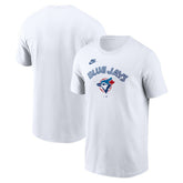 Toronto Blue Jays Cooperstown Collection Wordmark T-Shirt White