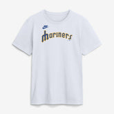 Seattle Mariners Cooperstown Collection Wordmark T-Shirt White