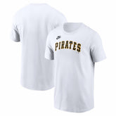 Pittsburgh Pirates Cooperstown Collection Wordmark T-Shirt White