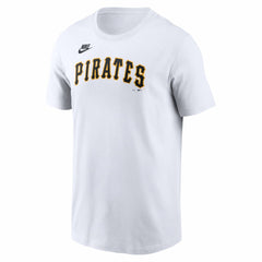 Pittsburgh Pirates Cooperstown Collection Wordmark T-Shirt White