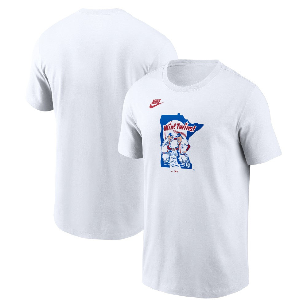 Minnesota Twins Cooperstown Collection Wordmark T-Shirt White
