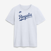 Kansas City Royals Cooperstown Collection Wordmark T-Shirt White