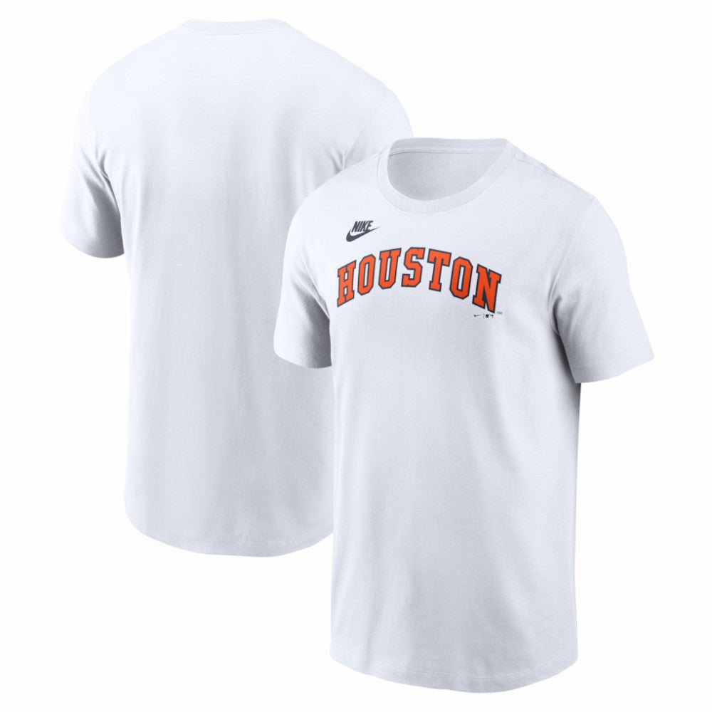 Houston Astros Cooperstown Collection Wordmark T-Shirt White