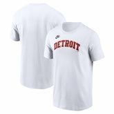 Detroit Tigers Cooperstown Collection Wordmark T-Shirt White