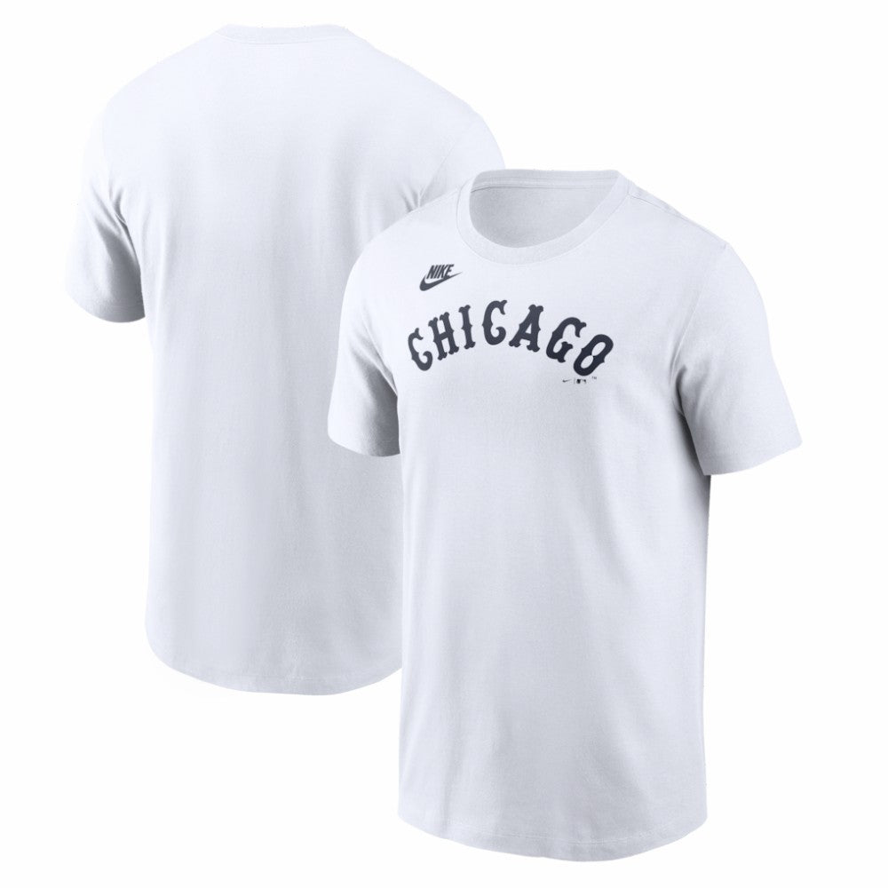 Chicago White Sox Cooperstown Collection Wordmark T-Shirt White