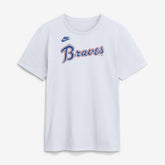 Atlanta Braves Cooperstown Collection Wordmark T-Shirt White