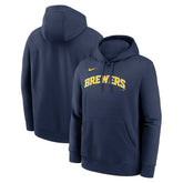Milwaukee Brewers Dri-Fit Club Hoodie Navy