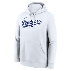 Los Angeles Dodgers Dri-Fit Club Hoodie White