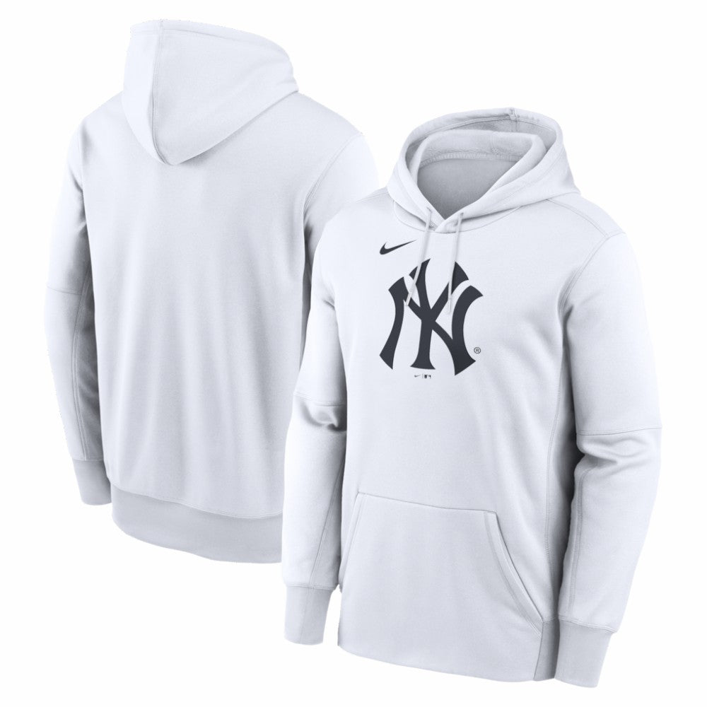 New York Yankees Logo Club Hoodie White