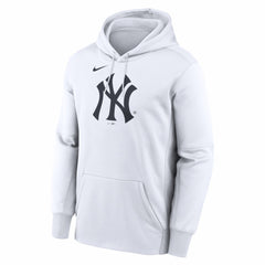 New York Yankees Logo Club Hoodie White