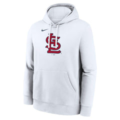 St. Louis Cardinals Logo Club Hoodie White