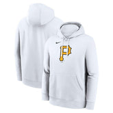 Pittsburgh Pirates Logo Club Hoodie White