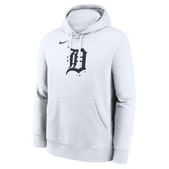 Detroit Tigers Logo Club Hoodie White