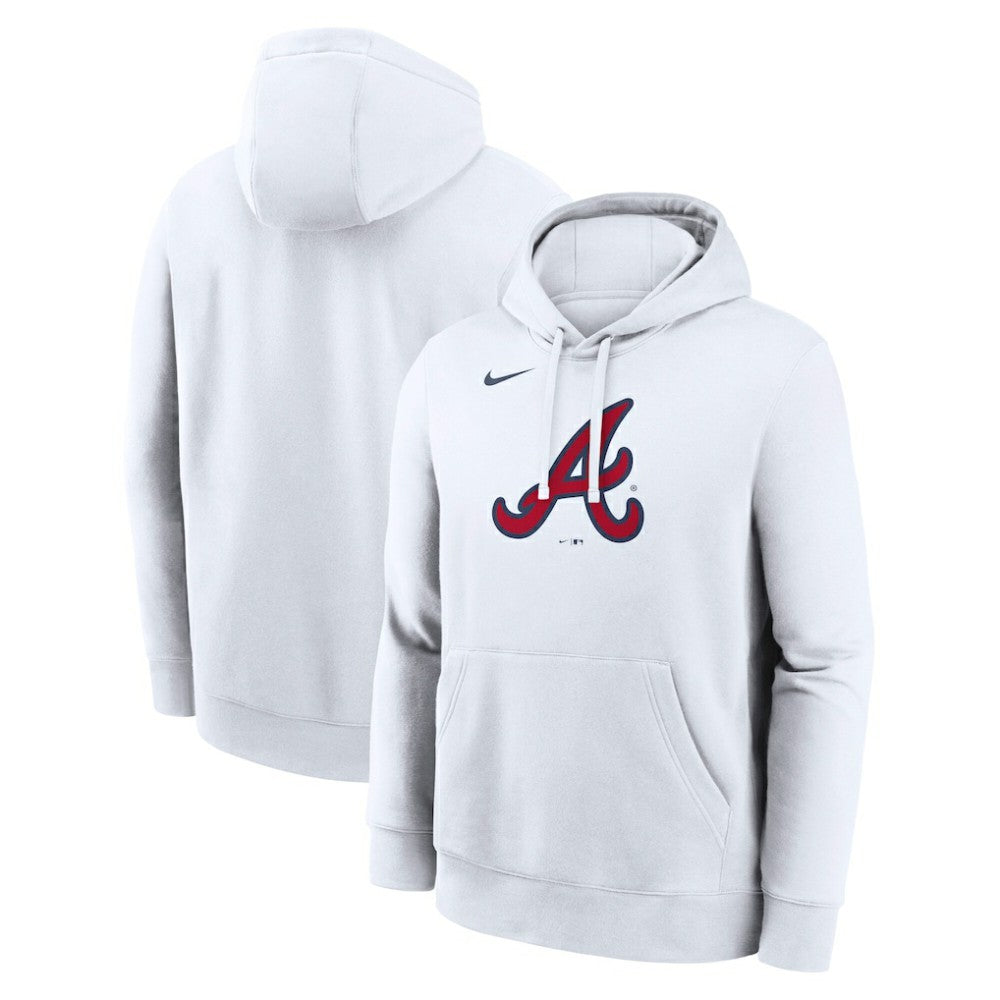 Atlanta Braves Logo Club Hoodie White