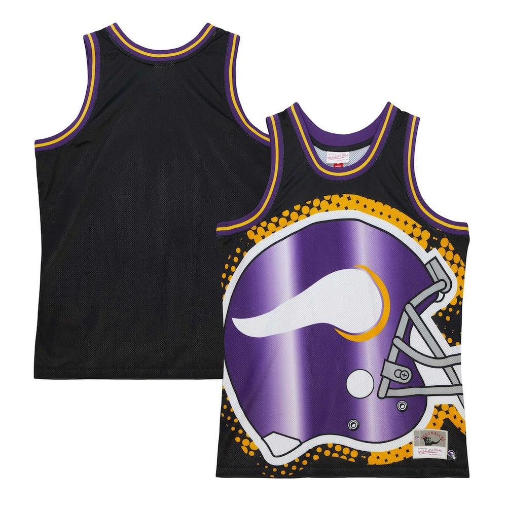 Minnesota Vikings Big Face 7.0 Fashion Tank Top - Black discount