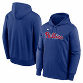 Philadelphia Phillies Primary Wordmark Therma Hoodie Royal
