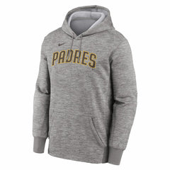San Diego Padres Primary Wordmark Therma Hoodie Heather Gray