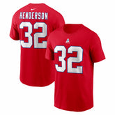TreVeyon Henderson New England Patriots Name & Number T-Shirt - Red online
