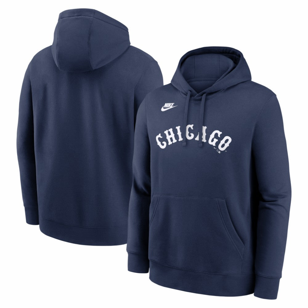 Chicago White Sox Cooperstown Collection Wordmark Club Hoodie Navy
