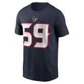 DeMeco Ryans Houston Texans Retired Player Name & Number T-Shirt - Navy outlet