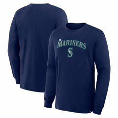 Seattle Mariners Lock-Up Legacy Long Sleeve T-Shirt Navy