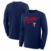 Minnesota Twins Lock-Up Legacy Long Sleeve T-Shirt Navy