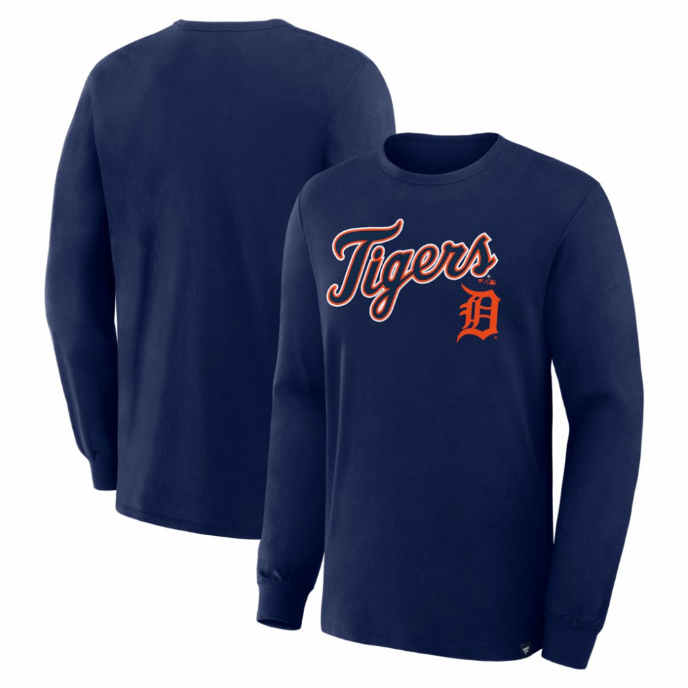 Detroit Tigers Lock-Up Legacy Long Sleeve T-Shirt Navy