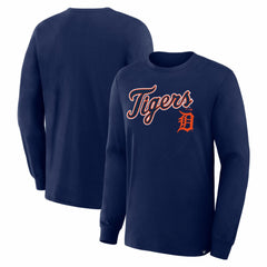 Detroit Tigers Lock-Up Legacy Long Sleeve T-Shirt Navy