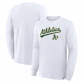Athletics Lock-Up Legacy Long Sleeve T-Shirt White
