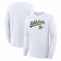Athletics Lock-Up Legacy Long Sleeve T-Shirt White