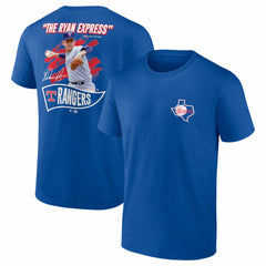 Nolan Ryan Texas Rangers Retired Player Nickname Name & Number T-Shirt Deep Royal