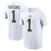 Micah Parsons Green Bay Packers Player Name & Number T-Shirt - White outlet