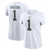 Micah Parsons Green Bay Packers Women's Player Name & Number T-Shirt - White for sale