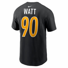 T.J. Watt Pittsburgh Steelers Carbon Name & Number T-Shirt - Black online