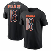 Caleb Williams Chicago Bears Carbon Name & Number T-Shirt - Black on sale