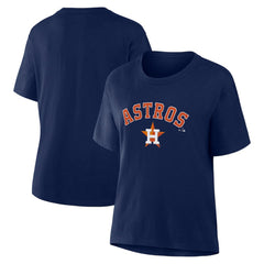 Houston Astros Women's Lockup Legacy T-Shirt Navy