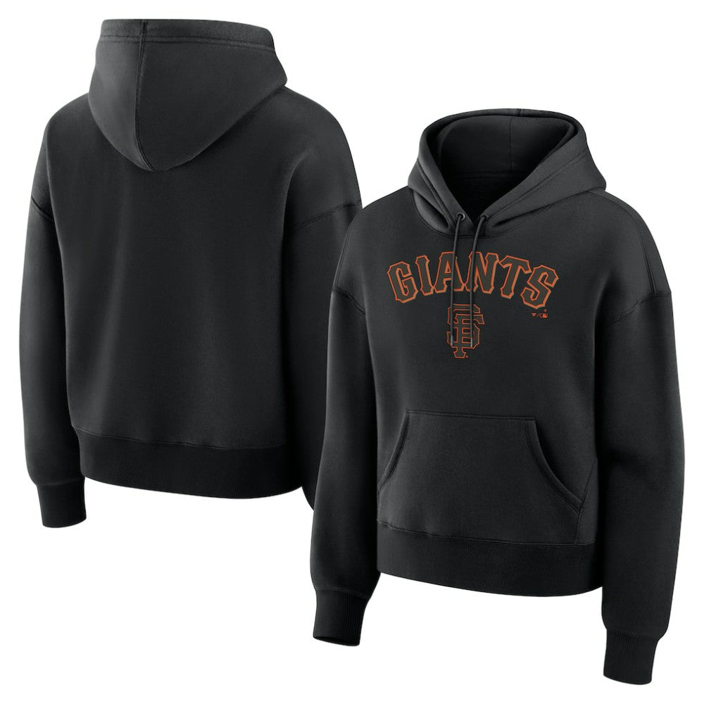 San Francisco Giants Women's Lockup Legacy Fleece Hoodie Black