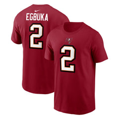 Emeka Egbuka Tampa Bay Buccaneers Player Name & Number T-Shirt - Red discount