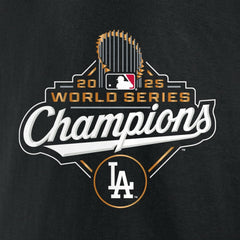 Tommy Edman Los Angeles Dodgers 2025 World Series Champions Name & Number T-Shirt Black
