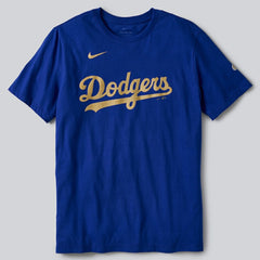 Los Angeles Dodgers 2026 Gold Collection Wordmark T-Shirt Royal