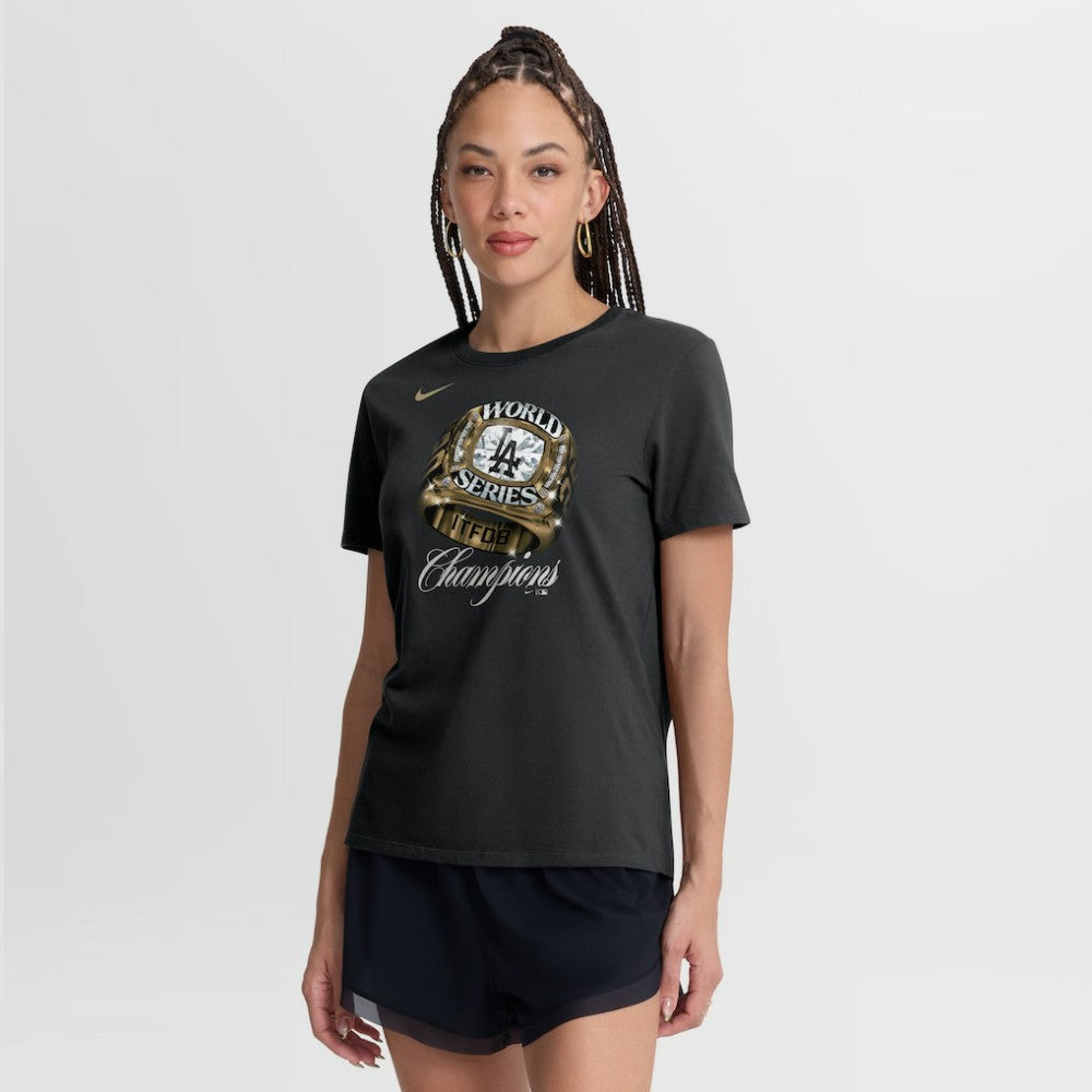 Los Angeles Dodgers Women's 2026 Gold Collection Graphic T-Shirt Black