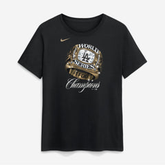 Los Angeles Dodgers Women's 2026 Gold Collection Graphic T-Shirt Black