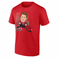 Matthew Tkachuk Florida Panthers Fanatics Caricature Player T-Shirt - Red T-shirts