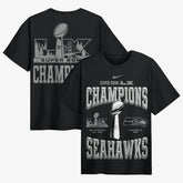 Seattle Seahawks Super Bowl LX Champions Locker Room Trophy Collection Authentic T-Shirt - Black outlet