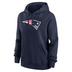 Drake Maye New England Patriots Women's Player Name & Number Fleece Hoodie - Navy cheap